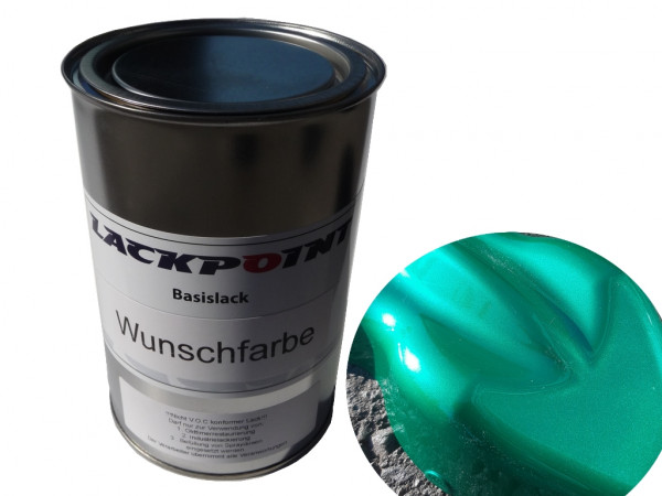 Basislack Candy Grün 3 Autolack Metallic