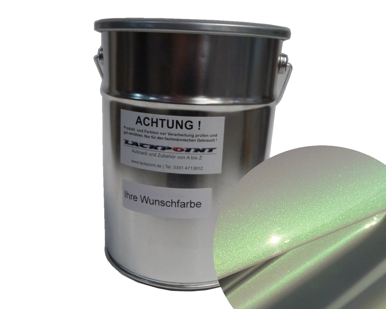 Basislack, für Toyota 082 Lime White Pearl Metallic Lackpoint Dresden