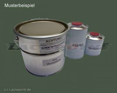 Autolack Schwarz FÜR 2,0 Liter 2K Acryl Lack Autolack Set MERCEDES