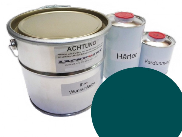 2K Autolack Set geeignet für VW LL6Q Aquagrün Tuning Grün