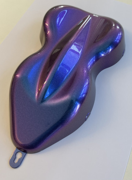 Farbwechsel Basislack Violett - Blau 83