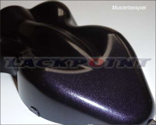 1 Liter Set 2K Autolack Brillant Schwarz Metallic Kein Klarlack