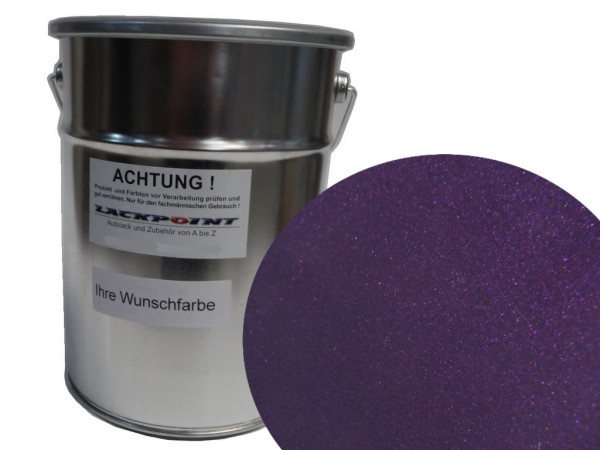 Basislack geeignet für VW LC4U Violett Touch Pearl Autolack Metallic