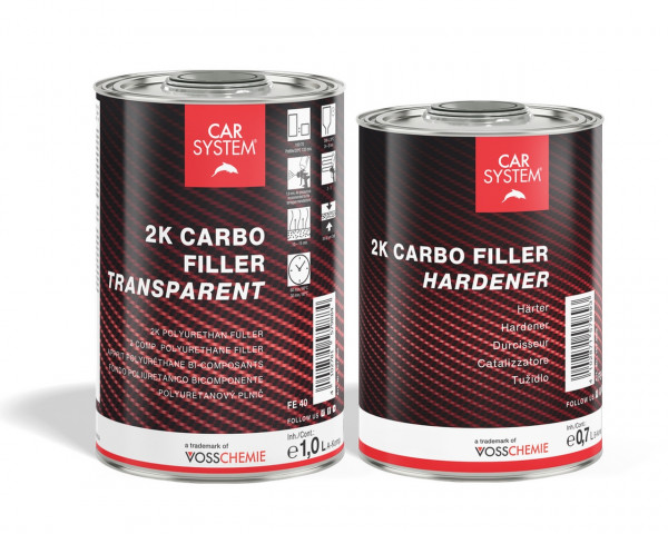 Carbo Filler Carbon Füller Transparent Set inkl. Härter